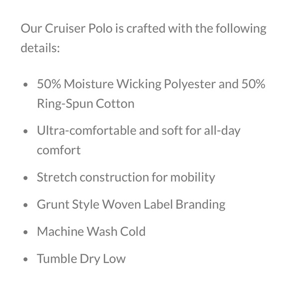 Grunt Style Men’s Cruiser Polo Heathered Sand Size XL - Picture 10 of 11